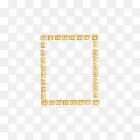 橙色花纹矢量边框-空若网 橙色花纹矢量边框-空若网