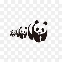 卡通手绘熊猫-空若网 卡通手绘熊猫-空若网