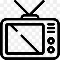 老的电视天线图标-空若网 老的电视天线图标-空若网