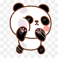 卡通可爱熊猫素材-空若网 卡通可爱熊猫素材-空若网