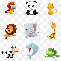 矢量卡通动物-空若网 矢量卡通动物-空若网