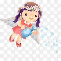 拿喷壶的天使-空若网 拿喷壶的天使-空若网