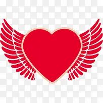 卡通心天使翅膀-空若网 卡通心天使翅膀-空若网