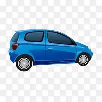 蓝色卡通车-空若网 蓝色卡通车-空若网