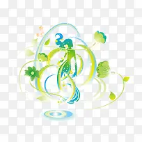 卡通手绘梦幻花-空若网 卡通手绘梦幻花-空若网