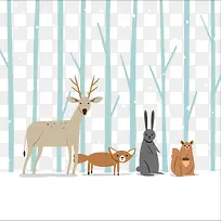 冬季动物-空若网 冬季动物-空若网