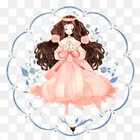 水彩女孩-空若网 水彩女孩-空若网