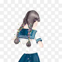 水彩女孩-空若网 水彩女孩-空若网