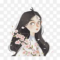 水彩女孩-空若网 水彩女孩-空若网