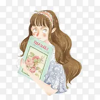 水彩女孩-空若网 水彩女孩-空若网