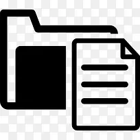 文件夹与文档页面图标-空若网 文件夹与文档页面图标-空若网