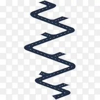 扁平化道路路线装饰-空若网 扁平化道路路线装饰-空若网