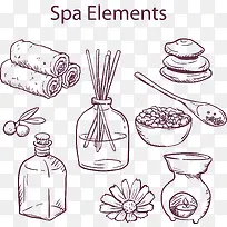 手绘食物矢量-空若网 手绘食物矢量-空若网