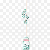 手绘玻璃瓶-空若网 手绘玻璃瓶-空若网