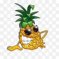 菠萝卡通创意图案-空若网 菠萝卡通创意图案-空若网