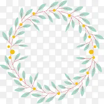 矢量圆环花框素材-空若网 矢量圆环花框素材-空若网