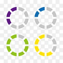 彩色圆环-空若网 彩色圆环-空若网