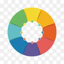 彩色圆环-空若网 彩色圆环-空若网