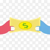 矢量手绘金钱交易-空若网 矢量手绘金钱交易-空若网