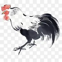 水彩手绘鸡素材-空若网 水彩手绘鸡素材-空若网