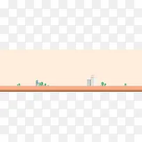 卡通手绘楼房小树-空若网 卡通手绘楼房小树-空若网