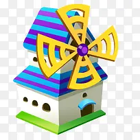 卡通房子素材-空若网 卡通房子素材-空若网