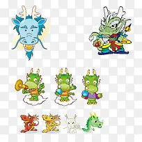 可爱卡通龙-空若网 可爱卡通龙-空若网