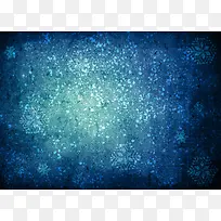 蓝色梦幻雪花背景-空若网 蓝色梦幻雪花背景-空若网