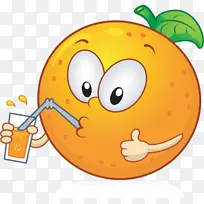 橙色水果卡通片艺术-橙色-空若网 橙色水果卡通片艺术-橙色-空若网