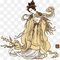 手绘仙女-空若网 手绘仙女-空若网