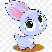 可爱卡通兔子矢量图-空若网 可爱卡通兔子矢量图-空若网