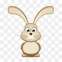 灰色卡通可爱兔子-空若网 灰色卡通可爱兔子-空若网
