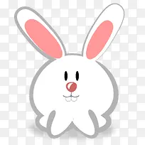 可爱的小兔子图标-空若网 可爱的小兔子图标-空若网