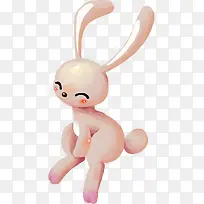 手绘可爱长耳兔子-空若网 手绘可爱长耳兔子-空若网