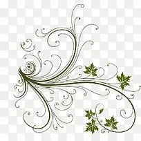 矢量绽放的花纹-空若网 矢量绽放的花纹-空若网