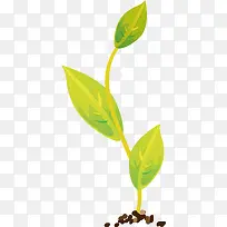 树苗矢量-空若网 树苗矢量-空若网