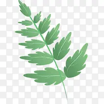 绿色卡通树木树枝-空若网 绿色卡通树木树枝-空若网