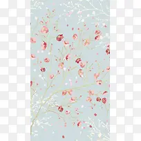 手绘清新花蕊插画-空若网 手绘清新花蕊插画-空若网