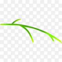 创意扁平绿色的树枝-空若网 创意扁平绿色的树枝-空若网