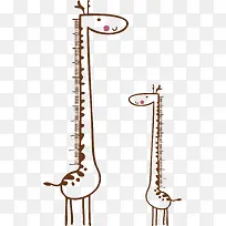 卡通可爱长颈鹿矢量-空若网 卡通可爱长颈鹿矢量-空若网