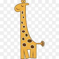 卡通可爱长颈鹿-空若网 卡通可爱长颈鹿-空若网