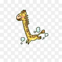 卡通可爱长颈鹿-空若网 卡通可爱长颈鹿-空若网