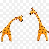 卡通可爱长颈鹿-空若网 卡通可爱长颈鹿-空若网