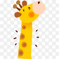 可爱卡通长颈鹿-空若网 可爱卡通长颈鹿-空若网