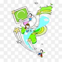 儿童插画-空若网 儿童插画-空若网