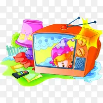 彩色手绘儿童装饰-空若网 彩色手绘儿童装饰-空若网