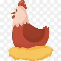 手绘母鸡-空若网 手绘母鸡-空若网