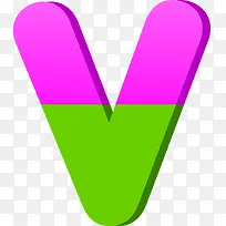 彩色英文字母-空若网 彩色英文字母-空若网