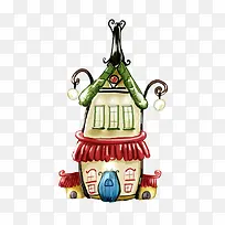 卡通手绘房子-空若网 卡通手绘房子-空若网
