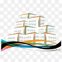 手绘创意房子-空若网 手绘创意房子-空若网